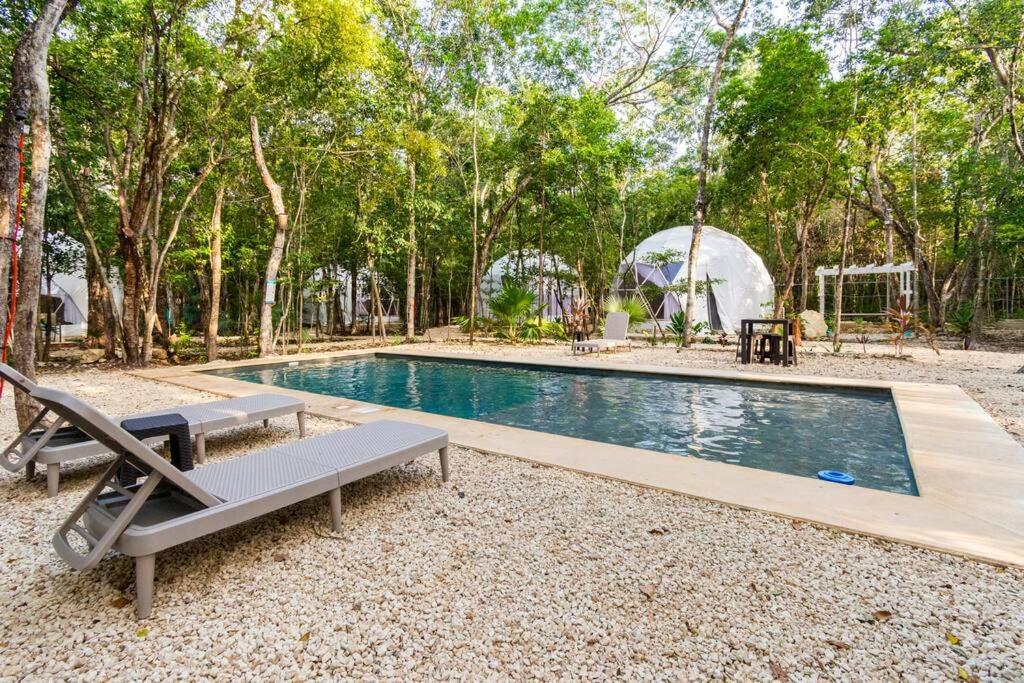 Glamping Mayan Glam Tulum Eksteriør bilde